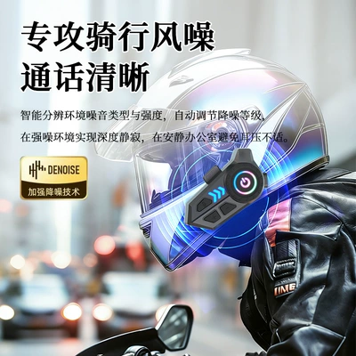 Comfortable Motorcycle Riding Helmet with: Motorcycle Helmet Headset