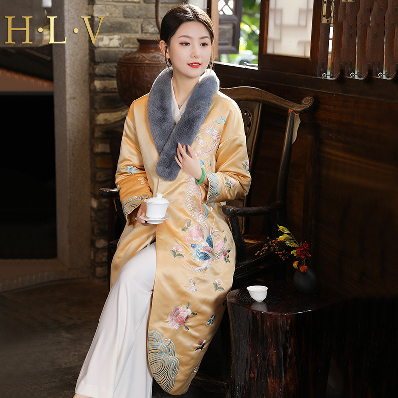 2021新款中国风棉服女冬季加厚旗袍外套中式民族风唐装棉袄女2173|ms