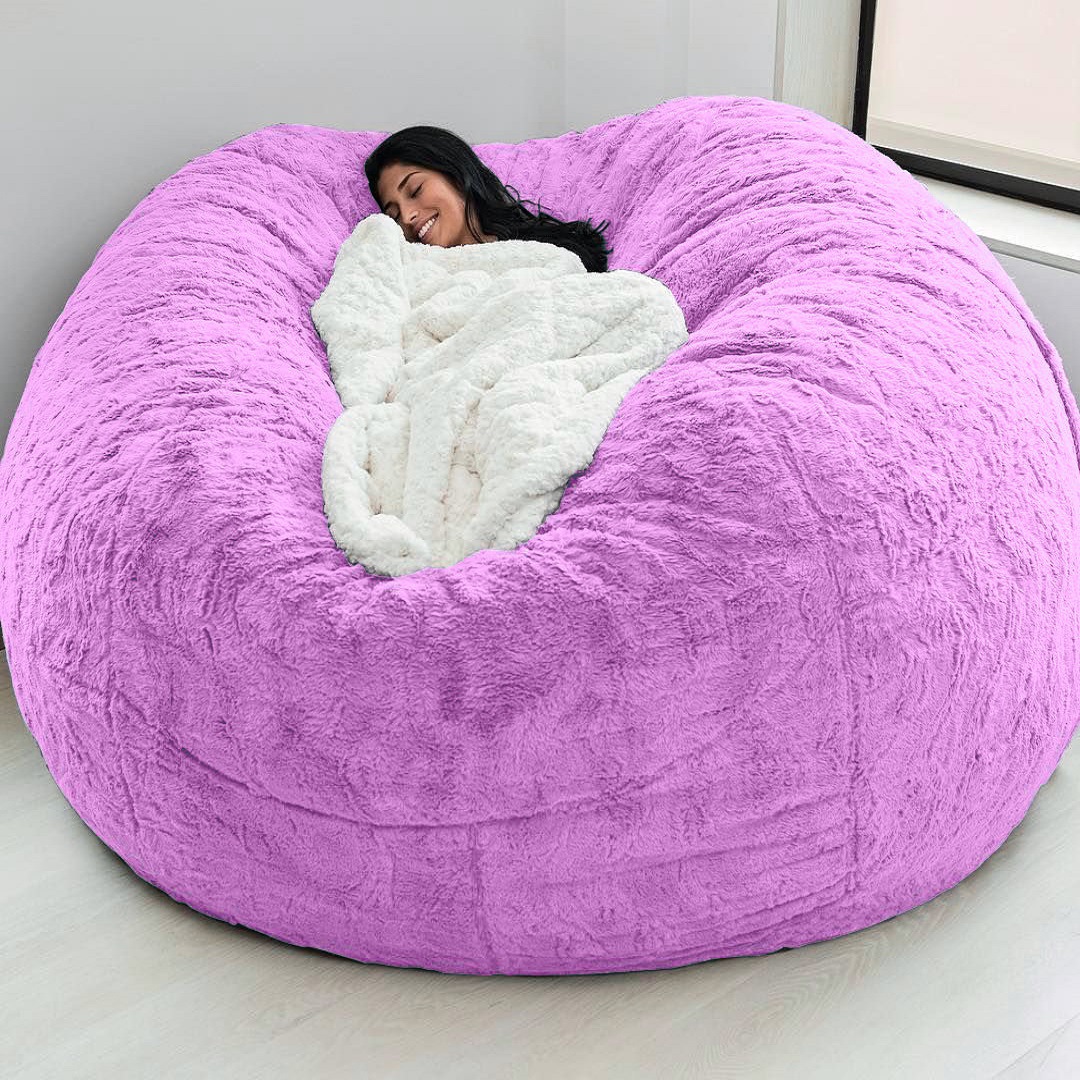 Bolso de frijoles de sofá perezoso Amazon venta caliente transfronteriza bolsa de esponja juego de sofá de bola redonda tatami ventas directas de fábrica image 19