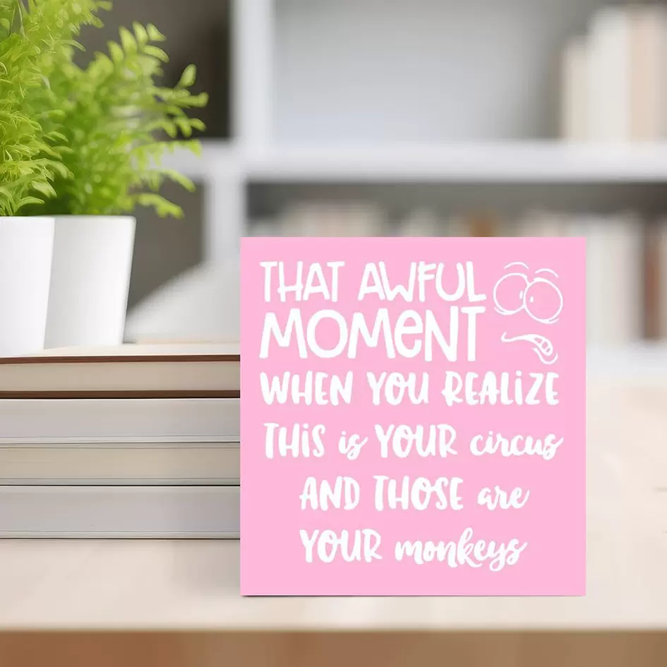 跨境装饰提示牌木质标语牌摆件创意家居墙壁装饰品励志桌面木摆件