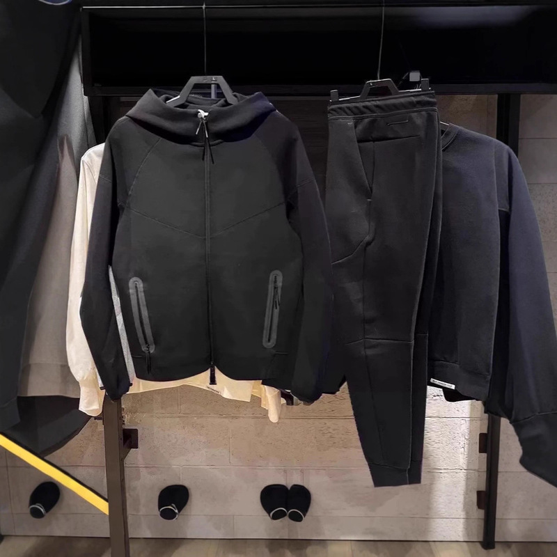 25 Years New Tech Fleece Men's Air Layer Casual Sports Jacket and Sweatpants Suit 792+002