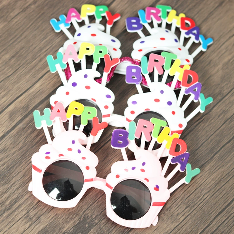 Детская вечеринка с днем рождения очки для вечеринки очки фото реквизит смешные очки солнцезащитные очки торт очки