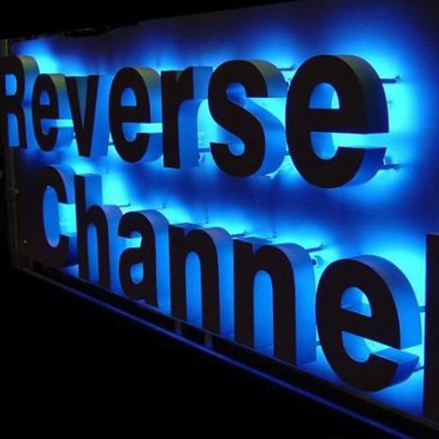 不锈钢背打光发光字led发光字门头背发光字招牌LED灯立体式字牌灯