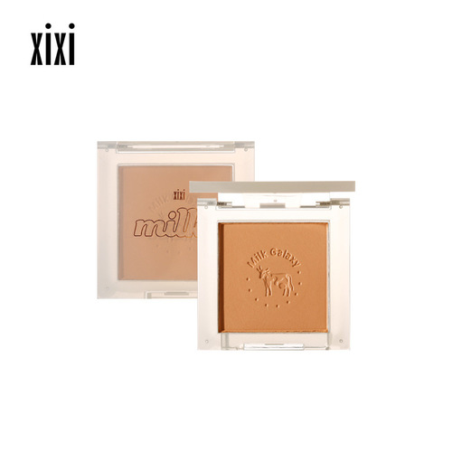 xixi Milk Galaxy Soft Mist Blush Novice Small and Portable Natural Nude Makeup Matte Bean Paste Milk Tea Student Affordable