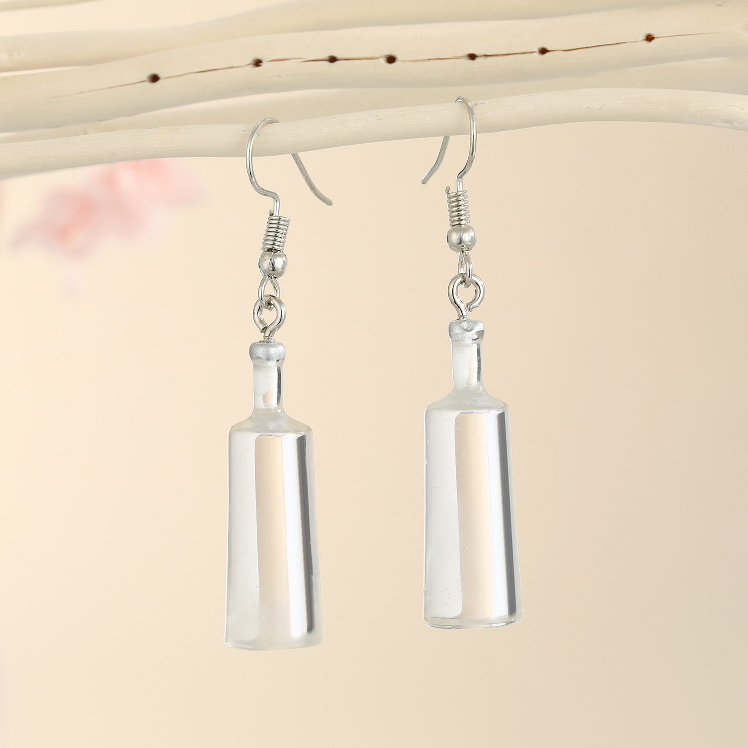 No Inlaid Inlay Material Earrings Classification Simple Style Geometric Resin No Inlaid Earrings