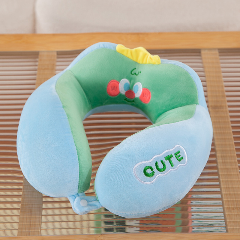 かわいいカラーブロックホッジU枕シリーズ かわいいカピバラ オフィス昼寝枕 頸椎U字枕|undefined