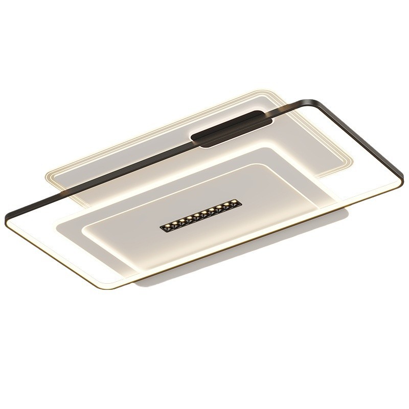 Luz de techo de la sala de estar combinación de atmósfera moderna y simple paquete de toda la casa casa dormitorio doméstico lámpara de comedor lujosa lámpara minimalista