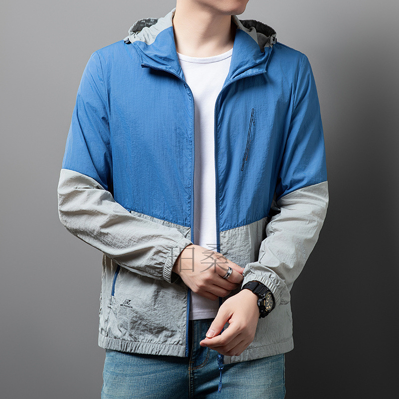 Summer Skin Clothing, Sun Protection Clothing, Men's Lightweight and Breathable Outdoor Leisure Sun Protection Clothing, Anti-Uv Fishing Clothing