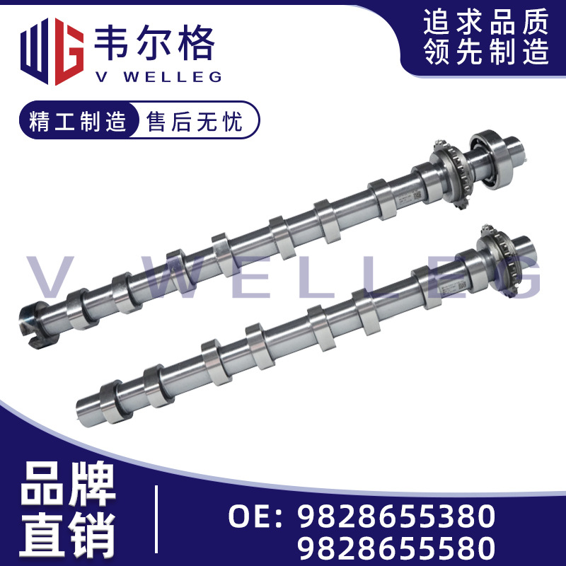 9828655380 9828655580 Compatible with Peugeot 208 308 8MM Engine Camshaft with Engraving