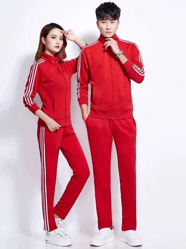 Autumn Unisex Tracksuit Set, 2-Piece Sportswear, Multi-color, Sizes M–5XL