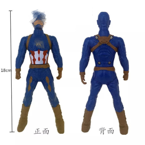 Children's Fun Hand Pressed Rotating Handmade Anime Character Model Figurine Toy Tackling Man Toy Wholesale 