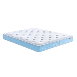 ⊙[Government Subsidy] Children's Latex Mattress Pocket Spring Children's Spine Protector Blue Diamond Qi