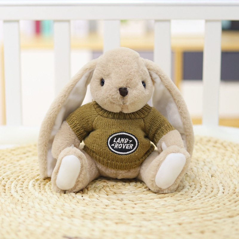 Suéter lindo muñeca de peluche conejo orejas colgantes juguetes Mercedes-Benz Audi Volkswagen Toyota Ford muñeca 4S regalo de actividad de la tienda