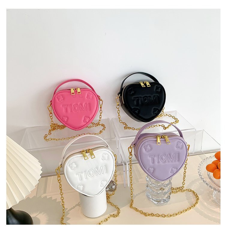 Shoulder Bag 2023 Niche Design Rhombic Chain Mini Love Messenger Bag Net Red Lipstick Bag_voghion.com