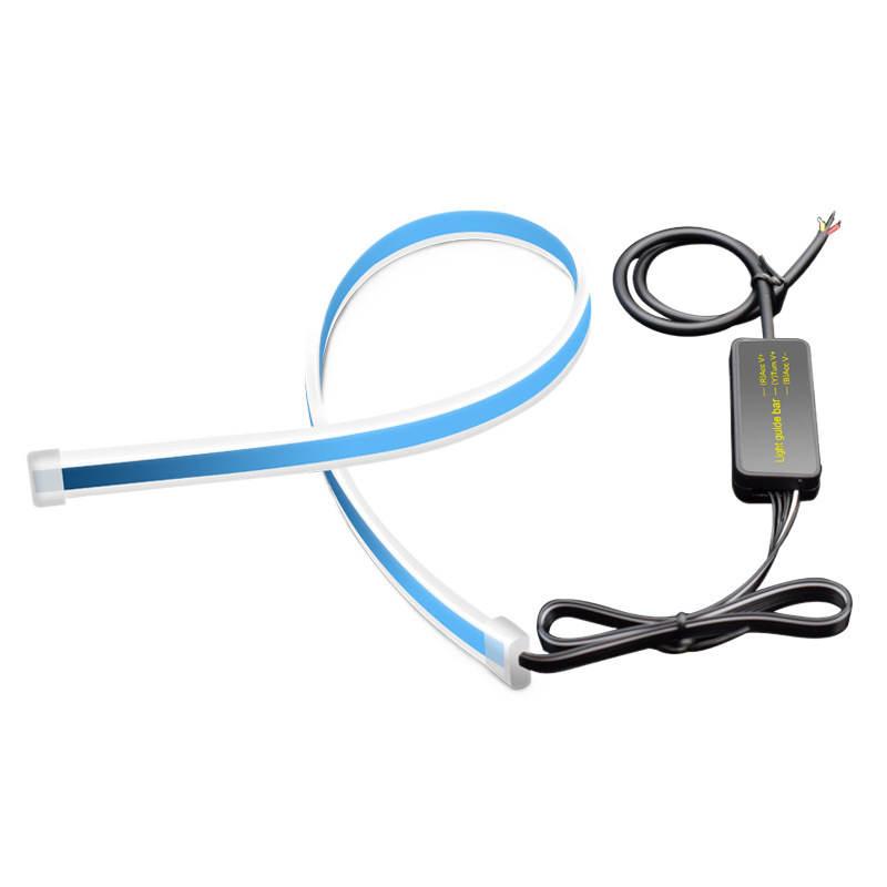 12v auto ceja luz de arranque escanear luz diurna corriente luz de dirección barra de guía de luz modificada luz de corriente led de brillo ultra alto