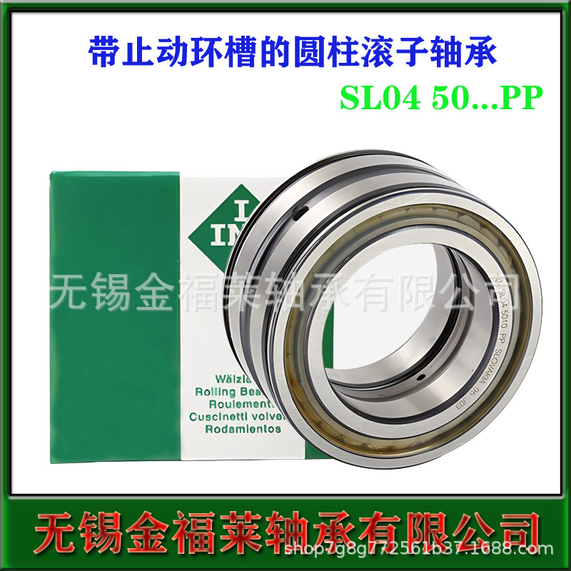 INA轴承 带止动环槽的双列圆柱滚子轴承SL04 5038PP轴承 现货销售