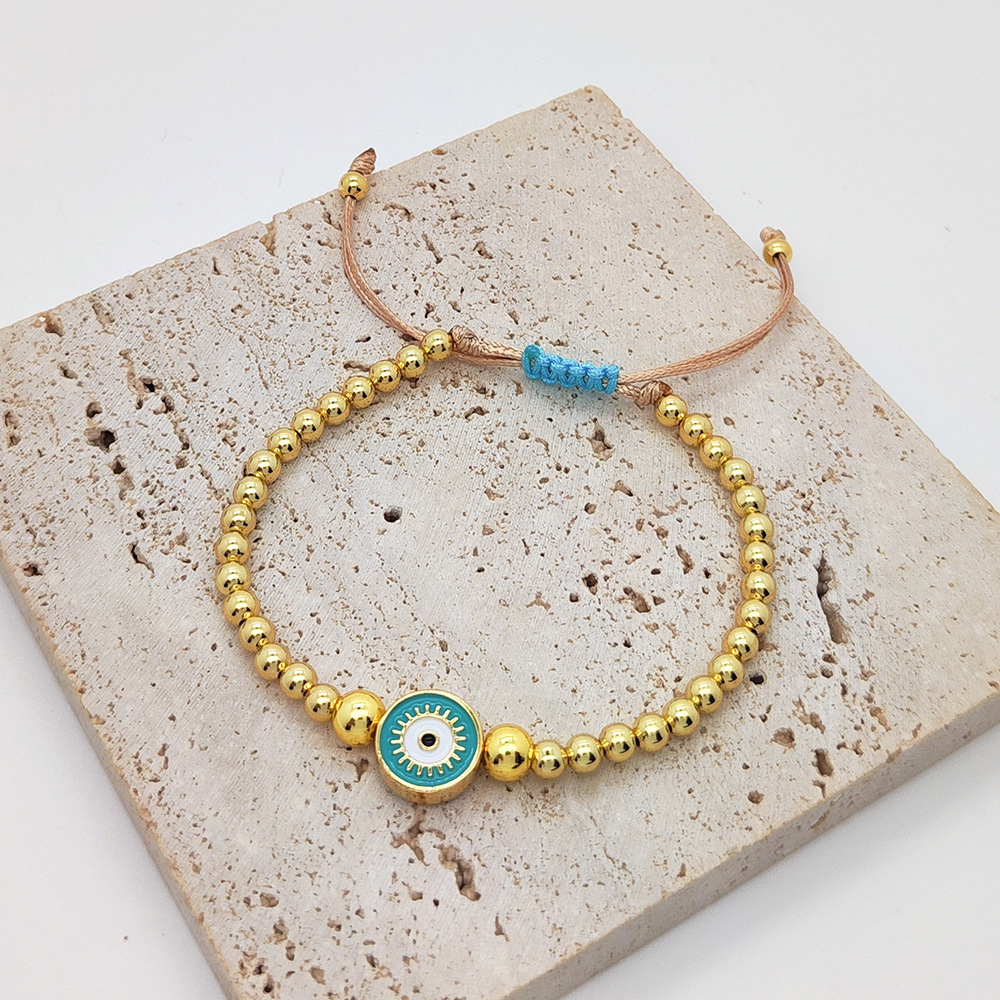 Devil's Eye Pattern Vintage Style Devil's Eye Copper Knitting Bracelets