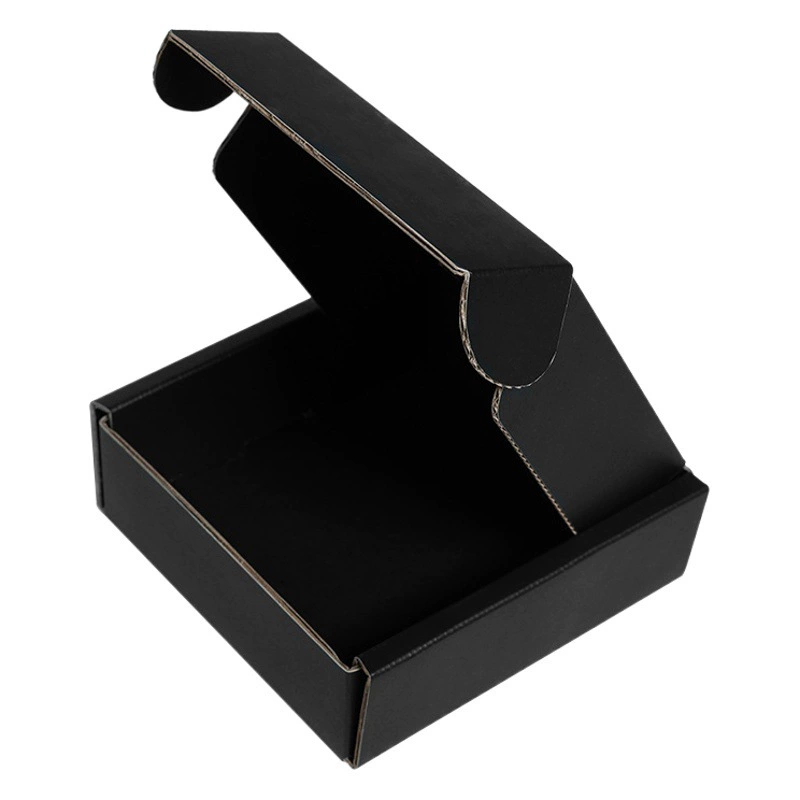 В наличии ЧЕРНЫЙ летательный аппарат коробка коробки упаковки оптом ИУ ювелирные изделия пальто и шляпа коробка специальные жесткие гофрированные Экспресс коробка