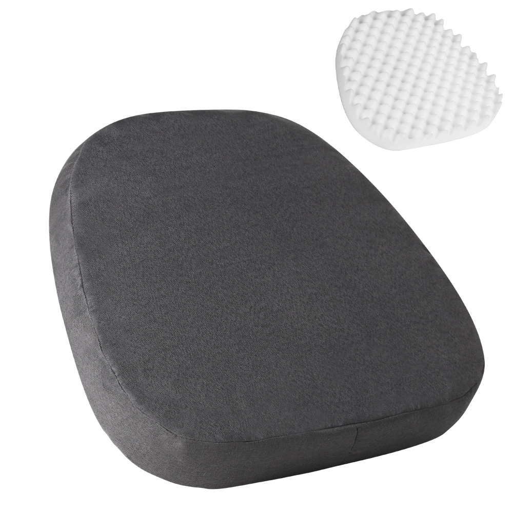 Cojín de esponja en forma de onda de estilo caliente transfronterizo de Amazon Cojín de asiento de silla de oficina Cojín transpirable para hemorroides