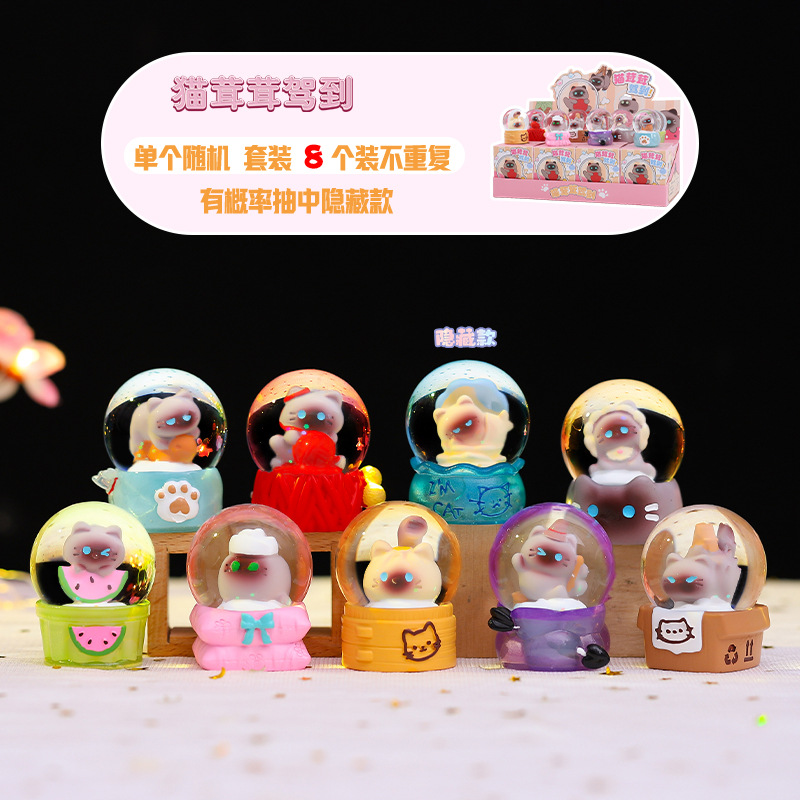小紅書で人気の猫型PAI小物、毎日のお供、ブラインドボックス、クリエイティブな漫画フィギュア、デスクトップデコレーション、ギフト