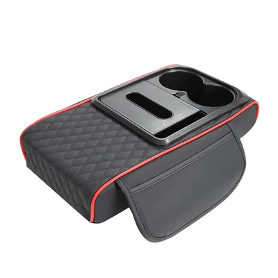 Cup Holder, Storage Bag, Phone Armrest box pad