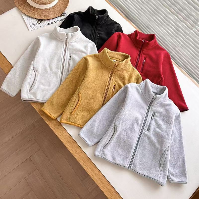 2025 New Autumn and Winter Children's Clothing Boys and Girls Polar Fleece Zipper Jacket Long-Sleeved Jacket Jacket 478141 2025 New Autumn and Winter Children's Clothing Boys and Girls Polar Fleece Zipper Jacket Long-Sleeved Jacket Jacket 478141