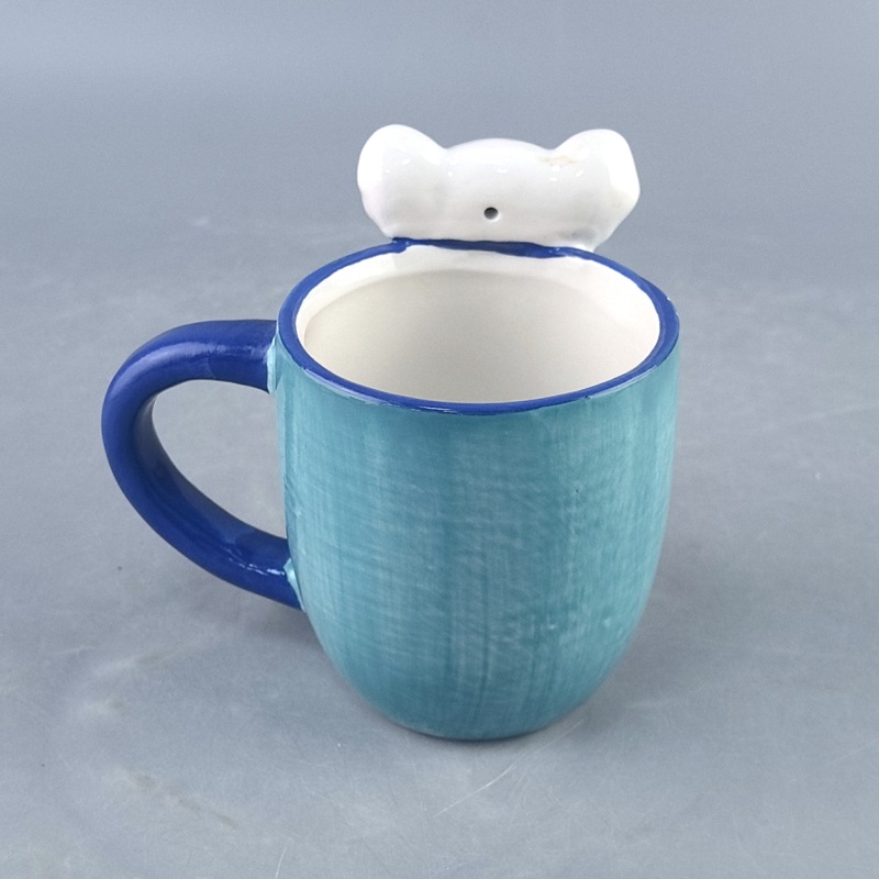 Creatividad transfronteriza 3D elefante taza de cerámica animal encantadora dibujos animados de alto valor práctico regalo de cumpleaños creatividad