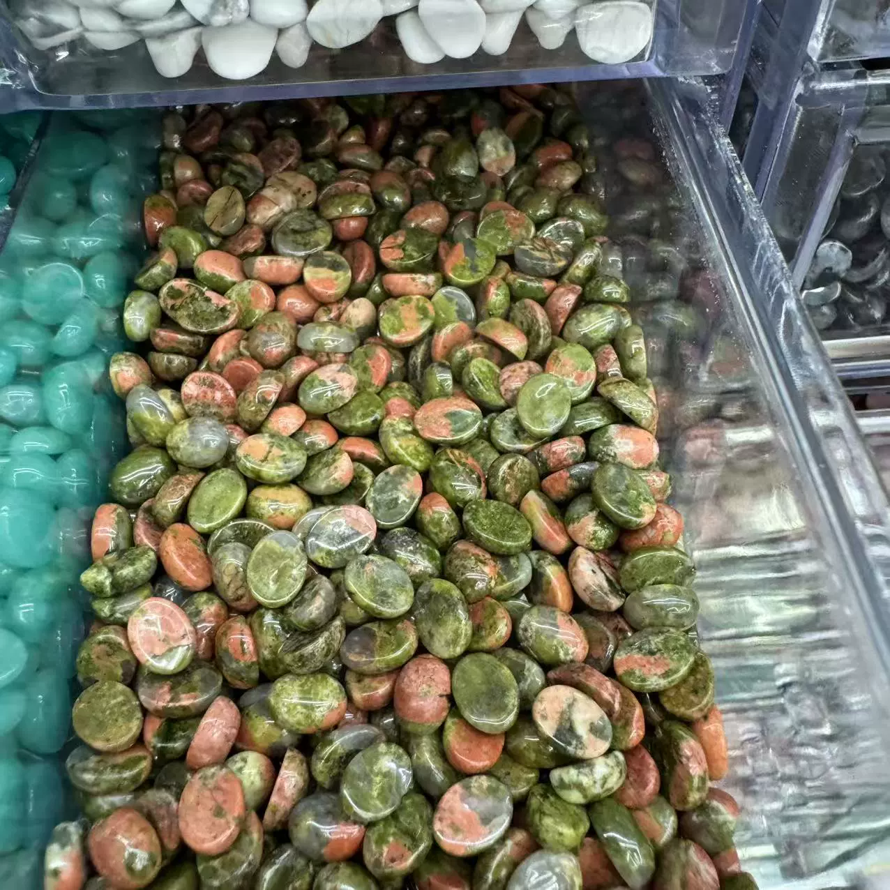 Organic gemstone for ring, accessories, 6x, x8, DIY