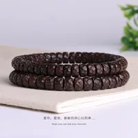 Производитель Индонезия Оригинальный цвет Кокосовая скорлупа Метеоритный кратер Таблетка Камень Браслет Оригинальный Экологический Прямой вырез Одиночный круг Женский Высококачественный Прямая продажа.