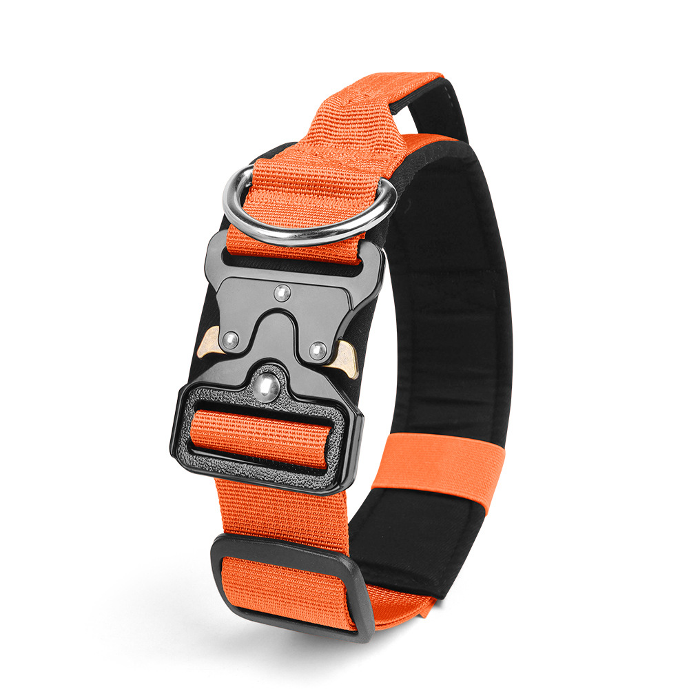 Nuevo collar para mascotas a prueba de explosiones, cuello para perros resistente a la tracción, collar para perros mediano y grande, collar táctico, spot al por mayor