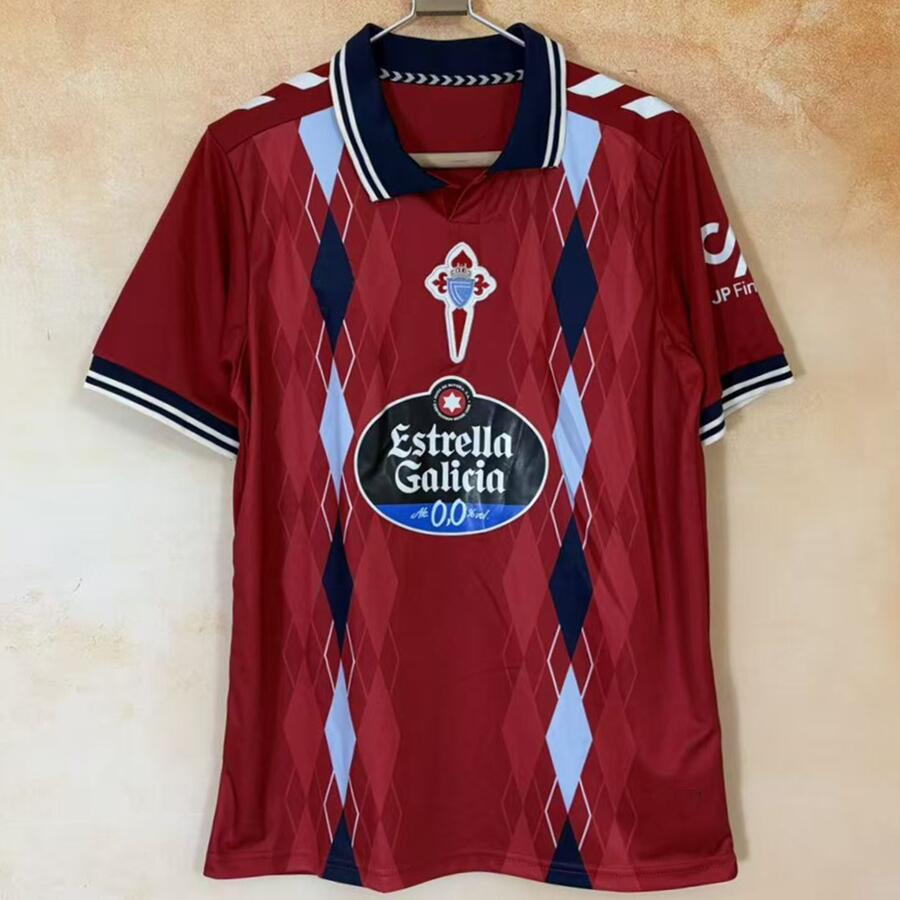 Hummel x Celta Vigo 2026/27 Third Diamond Pattern Jersey Chinese Red