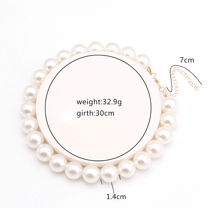 Колье (бренд) Pearl Chain, универсальная цепочка для ключей и сумки, простой элегантный дизайн, множество размеров бусин