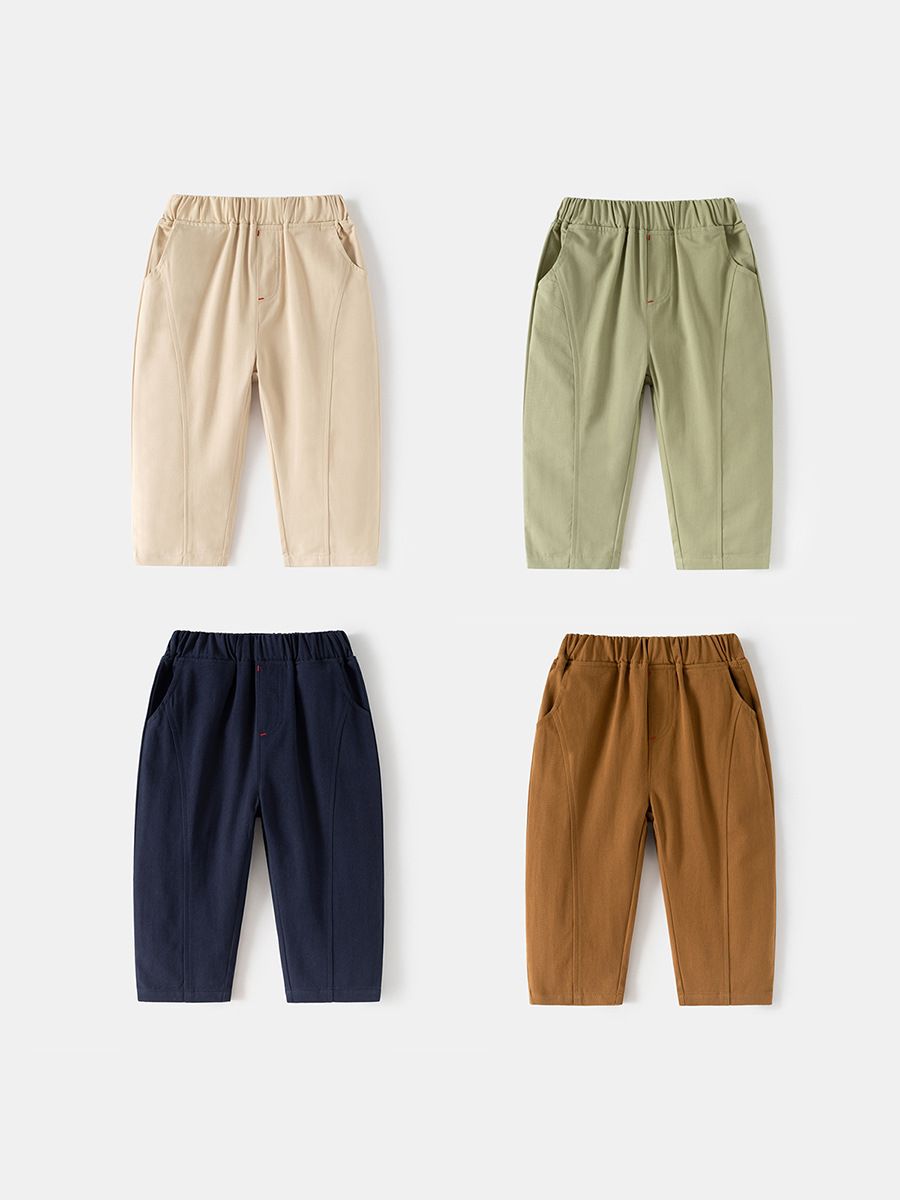 solid color children's fashionable casual trousers for boys for…