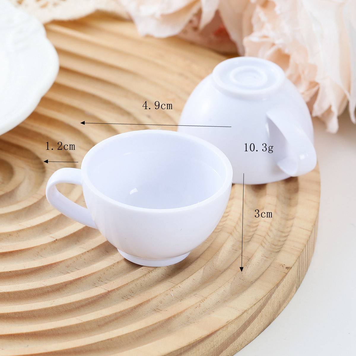 흰색 빈 커피 컵