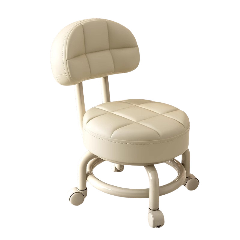 Rueda universal taburete pequeño, polea doméstica, banco bajo para niños pequeños, banco móvil, baño de pies de costura, cambio de zapatos, banco silencioso