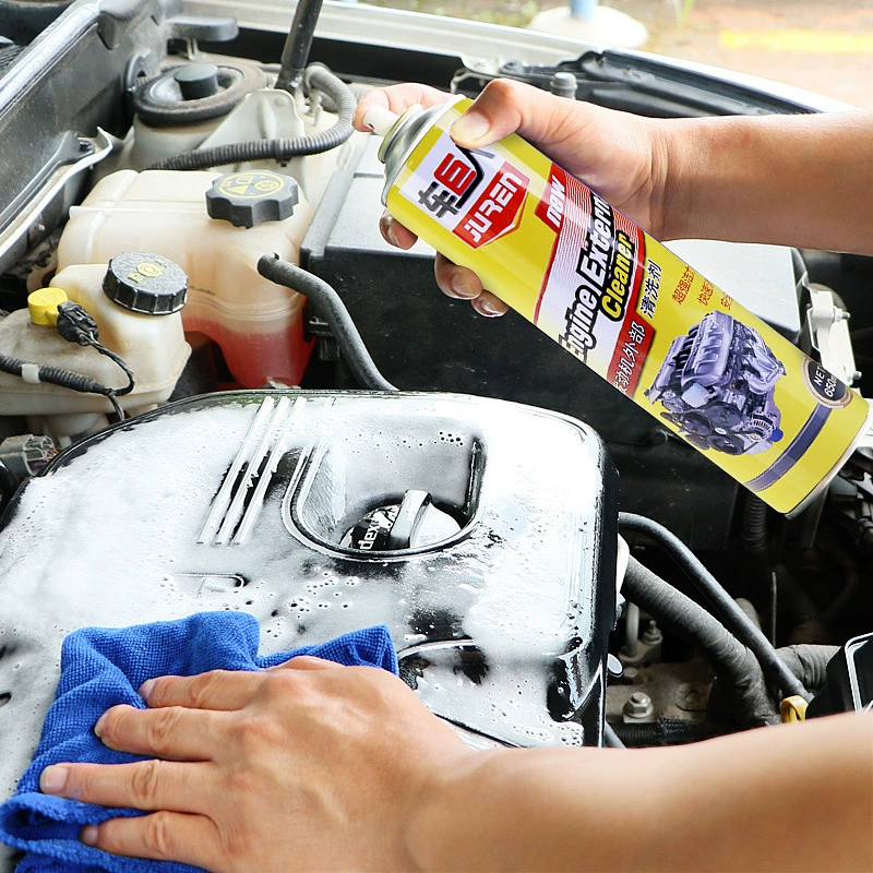 Автомобильный гигантский двигатель внешнее чистящее средство 650 мл Очистка двигателя тяжелая нефть шлам угольная пена