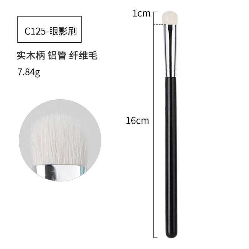 40 sets de cepillo de maquillaje negro y plateado cepillo de sombra de ojos de alta calidad cepillo de concelador cepillo de base cepillo de herramientas de maquillaje conjunto completo