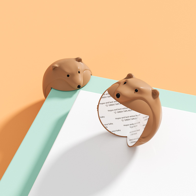 Coffee protective corner covers with animals
