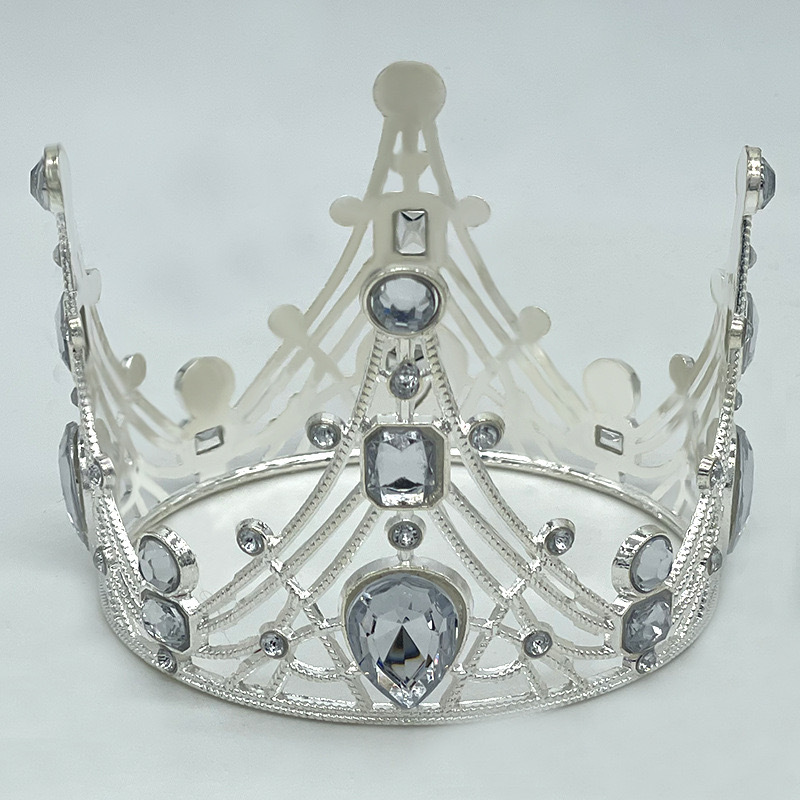 Fábrica directa transfronteriza corona de cabeza de cumpleaños torta de decoración ramo de flores decoración de novia corona de cabeza reina vestido de cumpleaños