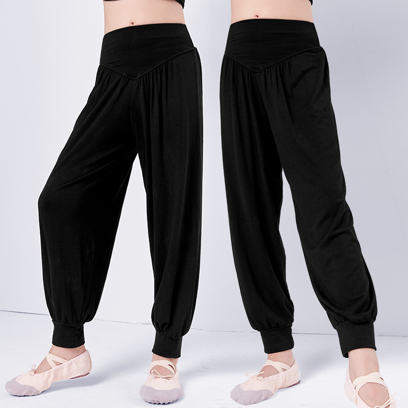 Pantalones de baile para niños, ropa de baile para niñas, pantalones harem holgados de pierna ancha, pantalones nuevos de otoño