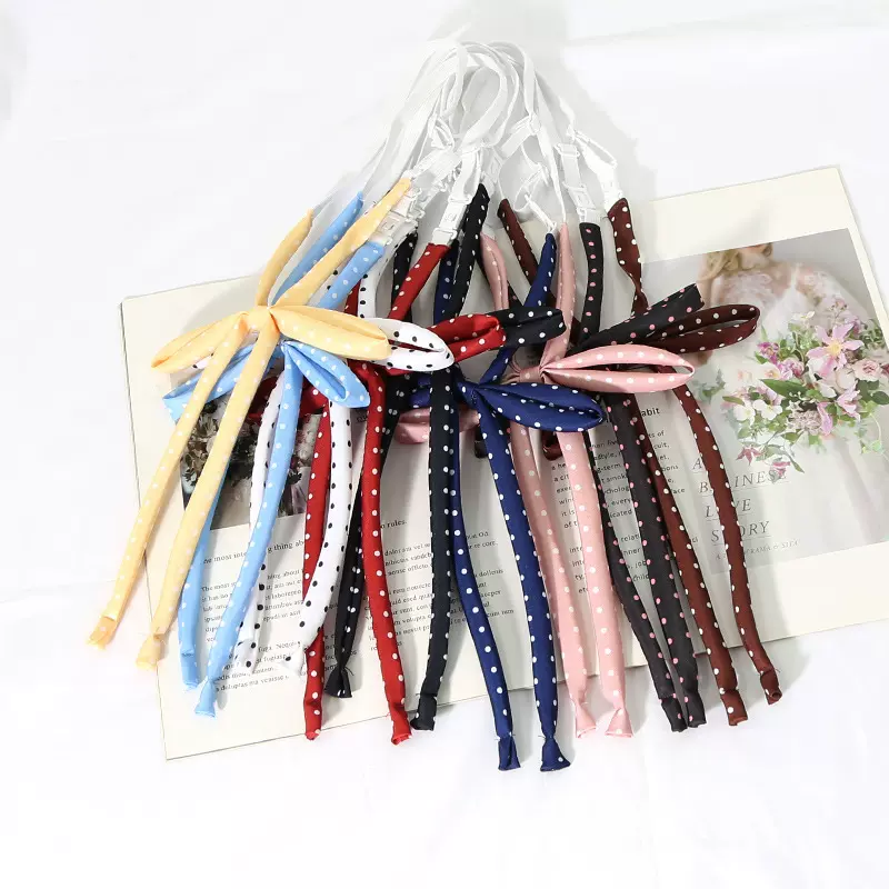 jk日系小长柄领花绳制服校服水手服领结女 纯色领绳 厂家现货批发