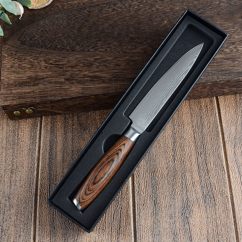 Cuchillo de cocina de acero inoxidable en stock cuchillo de cocina de Damasco cuchillo de cocina traje