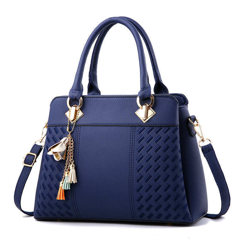 Women's Bags 2026 Autumn and Winter New Style Simple Versatile Women's Handbag Large Capacity Embroidered Thread Middle-Aged and Elderly Mom Bag Wholesale