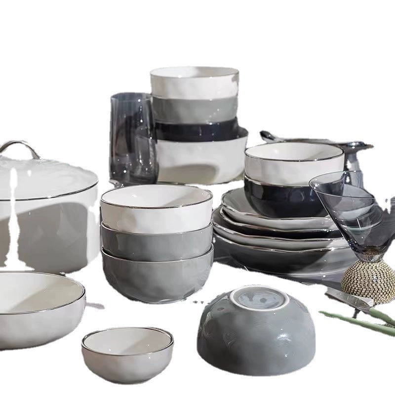 Ceramic tableware, set, 2023 collection, light luxury style, high-quality style, Birthday gift