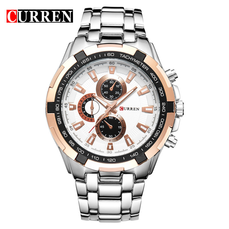Curren/�����8023��ʿ�ֱ����������ˮʯӢ�������ʱ�������