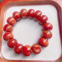 厂家一手货源缠丝战国红玛瑙男女款手串直播货源