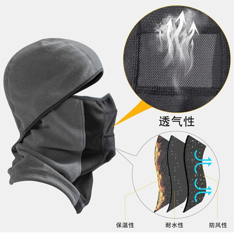 (Cross-border trading), velvet mask for cycling, ski helmet, keep warm windproof comfortable hat, with neck protection