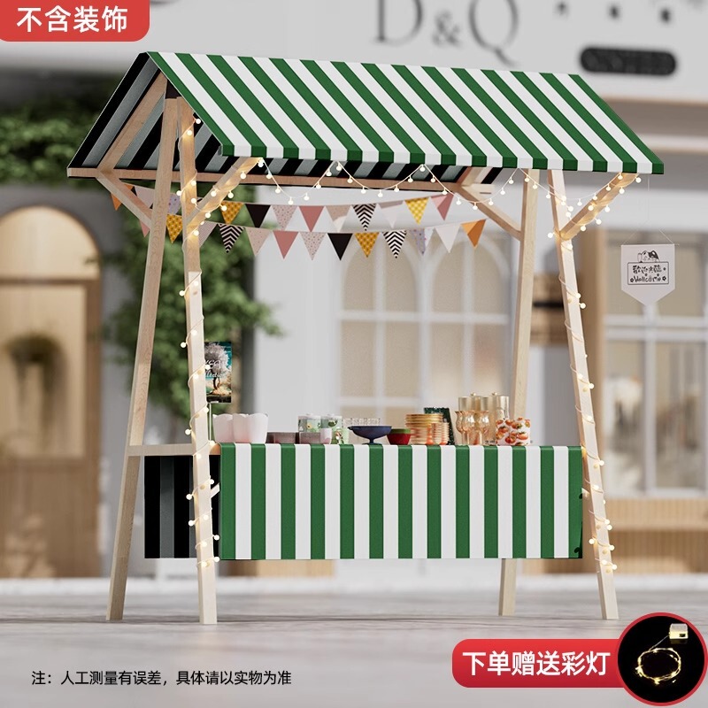 幼稚園ディスプレイスタンドナイトマーケット屋台スタンド無垢材プロモーション屋台折りたたみ子供用フリーマーケットブースカードレイアウト|undefined