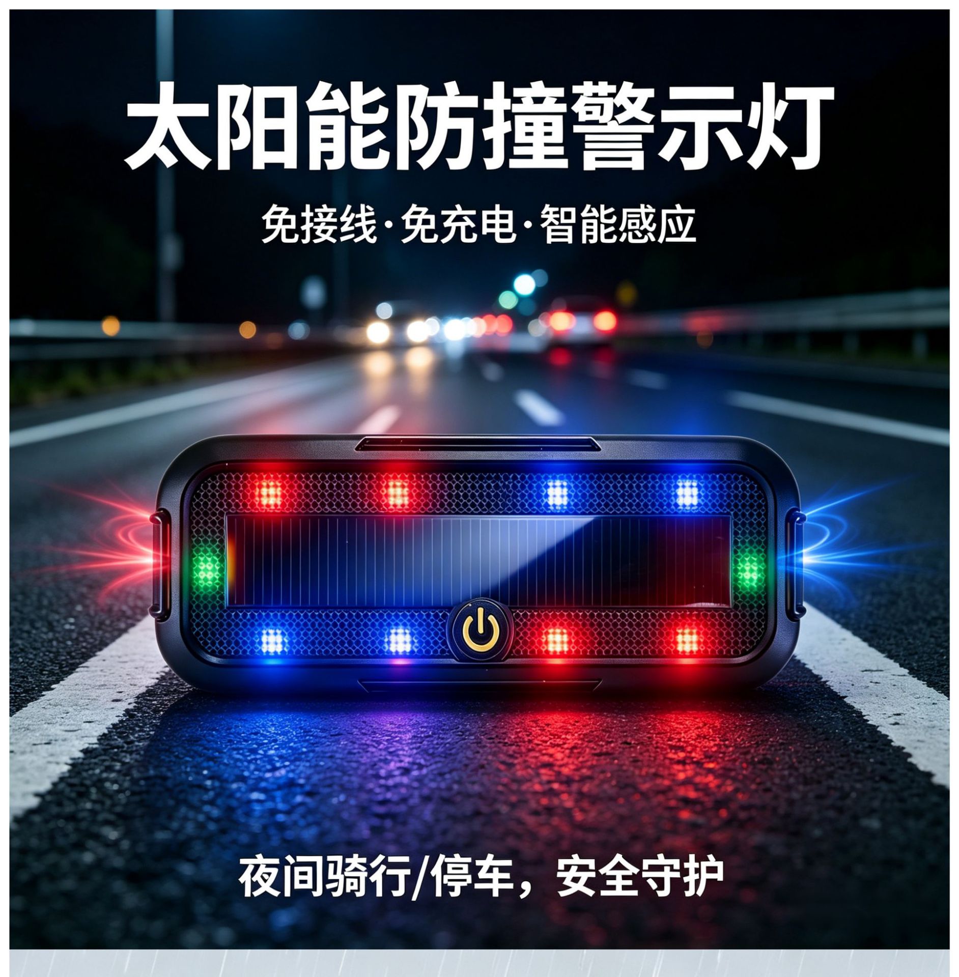 Flashing Lights, Aircraft Lights, Tail Lights, Solar Warning Lights, Car Rear Bumper Anti-Collision Breathing Lights, Cruise Lights, Electric Vehicle Lights