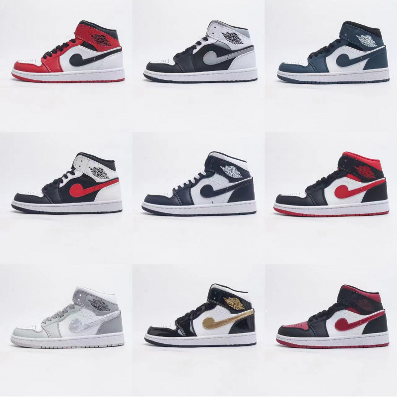 High-quality Putian shoes wholesale and dropshipping, top-layer leather, original quality AJ1 MID Jordan 1 mid-top basketball shoes for men and women High-quality Putian shoes wholesale and dropshipping, top-layer leather, original quality AJ1 MID Jordan 1 mid-top basketball shoes for men and women
